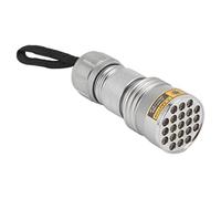 Haofy Lampe de Poche à Lumière Noire 21 LED 395 Nm avec Coque en Alliage d'aluminium étanche pour la Détection Fluorescente, la Vérification Anti-contrefaçon, la Chasse au Scorpion en Plein Air