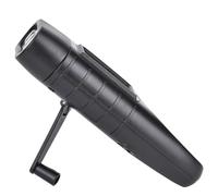 Haofy Lampe de Poche à Manivelle, Lampe de Poche Solaire à Mousqueton ABS, Torche Dynamo LED Rechargeable 3,6 V 40 MAh, à Mousqueton Portable pour le Camping, la Randonnée, l'escalade, Utilisation
