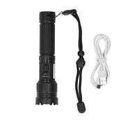 Haofy Lampe de Poche LED Rechargeable 8 000 Lm, Portée 1 500 M, Aluminium IP68, Étanche avec Chargement USB Type-C pour le Camping, la Randonnée, l'Urgence