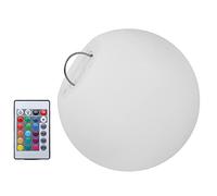 Haofy Lampe de Table Boule LED étanche, 16 Couleurs, Télécommande, Veilleuse pour Jardins, Piscines, Pelouses, 20x20cm