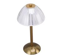 Haofy Lampe de Table Industrielle, Lampe de Table Rustique de Veilleuse LED à Gradation Continue Rechargeable par USB pour Café-bar