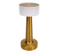 Haofy Lampe de Table Portable avec 3 Couleurs de Lumière et Chargement USB, Autonomie de 5 Heures, Commande Tactile, Lampe de Table en Métal Acrylique pour Chambre à Coucher, Restaurant, Maison,