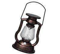 Haofy Lanterne Solaire sans Flamme avec Effet de Combustion de Bougie, Longue Durée de Vie, Source de Lumière Chaude, Hauteur de 8,86" avec Poignée, pour éclairage Extérieur Suspendu (couleur 4)