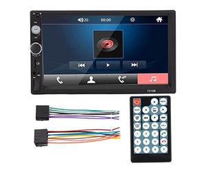 Haofy Lecteur Multimédia de Voiture 7 Pouces Bluetooth MP5 Stéréo avec Lien Miroir et Télécommande Excellentes Performances pour et iOS