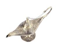 Haofy Legend Lamp Genie Wishing Light, Lampe Arabe Vintage avec Design Artisanal pour Décoration de Fête à la Maison (Bronze)