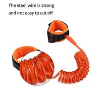Haofy Lien de Poignet Anti-Perte, Harnais de Marche à Corde élastique Confortable et Réglable pour Les Tout-Petits, Idéal pour Les Endroits Bondés (Orange)