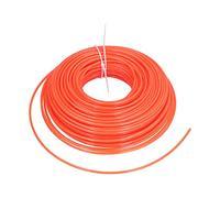 Haofy Ligne de en Nylon Durable de 3 Mm pour Bobine de Tondeuse à Gazon, Facile à Installer, Fil de Cordon de Remplacement de 164 Pieds pour -Herbe, Orange