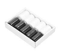 Haofy Lot de 10 Bobines de Fil à Coudre en Polyester avec 5 Blancs et 5 Noirs de Couleur 402 pour le Matelassage à la Machine et à la Main, la Couture à Domicile, les Projets d'artisanat, la