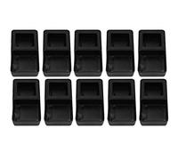 Haofy Lot de 10 Mangeoires pour Reptiles, Design Double Plat, Mini Bol pour vers de Farine, Tortue, Gecko, Iguane, Lézard, Abris d'alimentation et d'arrosage en Plastique
