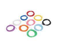 Haofy Lot de 10 Recharges de Filament PCL pour Stylo 3D à Basse Température pour un Processus D' Sûr et Fluide - 5 M par Rouleau - Idéal pour les Artistes et les Amateurs de Bricolage
