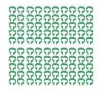 Haofy Lot de 100 Anneaux de Pied de Volaille Réutilisables en Plastique avec Boucle Ouverte pour Poulet, Canard, Oie - Anneaux d'identification avec étiquettes Inscriptibles pour Utilisation à la