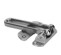 Haofy Lot de 2 Loquets de Porte avec Montage Multi-trous pour un Ajustement sécurisé en Acier Inoxydable avec Verrouillage Externe pour la sécurité de la Maison, de l'appartement et de l'hôtel (#2)