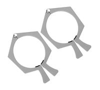 Haofy Lot de 2 Pinces à Sublimation pour Tasses de 20 Onces avec côté Plat et Poignée en Silicone Antidérapante, Forme Hexagonale pour un Placement Stable, Convient pour les Projets de Sublimation,