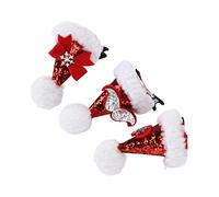 Haofy Lot de 3 épingles à Cheveux pour Chapeau de Père Noël, Surface Lisse, Doux et Confortable, Clip en Métal, pour les Amis dans la Plupart des Scénarios