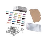 Haofy Lot de 30 Porte-clés Vierges par Sublimation Double Face en MDF avec Transfert de Chaleur avec Porte-clés à 356 Degrés Fahrenheit pour les Bricoleurs Créant des Cadeaux Personnalisés pour les