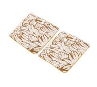 Haofy Lot de 4 Housses de Coussin Bohèmes en Tissu Polyester Doux au Design élégant Jaune et Blanc 45,7 X 45,7 Cm pour Salon, Canapé-lit, Amateurs de Décoration de Ferme Moderne, Créent Une Ambiance