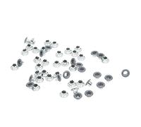 Haofy Lot de 4 œillets en Métal Ronds en Forme de Fleur - Kit d'œillets avec Plusieurs Couleurs, Finition Lisse, sans Bavures pour Chaussures, Chapeaux, Bagages et Loisirs Créatifs (#4)