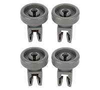 Haofy Lot de 4 Roues de Panier Inférieur pour Lave-vaisselle 4317933 de Remplacement pour AEG Favorit, Privileg, Zanussi - Matériau PP à Roulement Lisse, Pièce de Roue de Lave-vaisselle pour