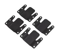 Haofy Lot de 4 Supports de Connecteur de canapé, Connecteurs Universels pour Fauteuils Inclinables et Sectionnels avec Construction en Fer Solide, Conception Compacte de 7,6 X 6,3 Cm pour la