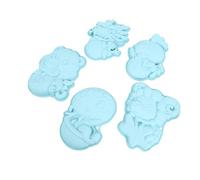 Haofy Lot de 5 Moules à Chocolat en Silicone de qualité Alimentaire, Antiadhésifs, Motifs d'animaux pour la Pâtisserie à la Maison - Ensemble de Moules de Cuisson Flexibles à Dégagement Facile,
