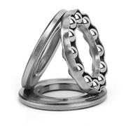 Haofy Lot de 5 Roulements de Butée D'avion 51102, Pièces de Quincaillerie de Haute Précision pour L'installation et la Maintenance des équipements