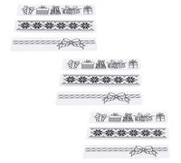 Haofy Lot de 9 Dossiers de Gaufrage de Fleurs, Modèles en Plastique pour Travaux Manuels sur Papier, Taille 7,6 X 15,2 Cm, Parfaits pour le Scrapbooking, les Invitations de Mariage et les Cartes de