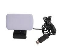 Haofy Lumière de Webcam avec 3 Couleurs de Lumière, 10 Niveaux de Gradation, Lampe Vidéo LED Rotative Alimentée par USB pour Ordinateur Portable, pour Vidéoconférence, éducation en Ligne, Travail à