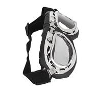 Haofy Lunettes de Protection des Yeux pour Chien, Cadre Pliant, Sangle à Haute élasticité, Style Cool, Bon Partenaire pour Chien de Taille Moyenne et Grande, Natation en Plastique, 1 Pièce (Clair)