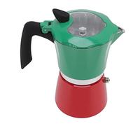 Haofy Machine à Expresso sur Cuisinière Pot à Moka Portable en Aluminium de 6 Tasses avec Couvercle Transparent - Cafetière Italienne Traditionnelle pour Camping, Camping-car, Voyage, Cuisinière à