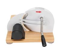 Haofy Machine de Tranchage de Pain Manuel, Entraînement de Vitesse Efficace, Base Stable, Tranchage Facile Même pour le Pain épais, Applications Polyvalentes, Parfaite pour la Boulangerie