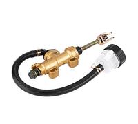 Haofy Maître-Cylindre de Frein Arrière Pompe Universelle à Pied Pompe Hydraulique avec Réservoir - Maître-Cylindre d'étrier hydraulique pour Moto Dirt Bike ATV Universel Pompe Purge Frein