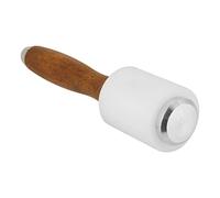 Haofy Mallet de Sculpture en Cuir, Outil d'artisanat en Nylon et à Poignée en Bois Durable pour les Projets en Cuir de Bricolage, Efficace et Polyvalent, Confortable et Facile à Utiliser, en Acier
