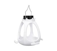 Haofy Mangeoire Solaire Extérieure pour Oiseaux, Batterie NiMH 300 MAh | Mangeoire à Couronne Résistante aux Intempéries, Outil D'alimentation de Jardin Solaire, Conception Facile à Nettoyer,