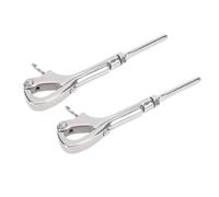 Haofy Manille à Crochet Ouvrable en Acier Inoxydable 316, capacité de Câble Métallique de 16 Mm avec Manille à Goujon Serti de Filetage de 8 Mm pour Bateaux de Croisière, Bateaux à Moteur, Accès