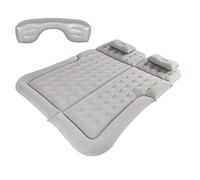 Haofy Matelas Pneumatique de Voiture 12 V Pompe de Gonflage électrique avec Surface de Flocage, Matelas Gonflable de Camping Large et Confortable pour SUV MPV RV, Matériau de Flocage en PVC de Haute