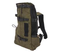 Haofy Matière de Nylon de Sacs à Dos pour Animaux de Compagnie, Bande de Réflexion, Conception de Sifflet, Cyclisme Extérieur, Sac à Dos pour Animaux de Compagnie Portable avec Filet de Colle, (Vert