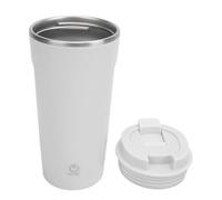 Haofy Même Toucher la Tasse de café Tasse de Mélangeur Automatique en Acier Inoxydable Rechargeable pour Usage de Voitures de Bureau (White)