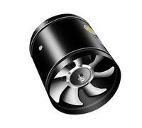 Haofy Métal à Haute Vitesse des Ventilateurs de Canal Calme pour la Cave de Cuisine, Moteur Puissant, Performances Silencieuses (10 Pouces)