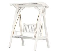 Haofy Meubles Balançoire pour Maison de Poupée, Balançoire Facile en Métal de Bouleau, échelle 1:12 pour Salle de Jeux pour Enfants et Plaisir Imaginatif