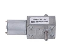 Haofy Micro Moteur à Engrenage à Vis sans Fin DC 12 V, Double Arbre pour Ouvre-fenêtre, Ouvre-porte, Petits Treuils (30RPM)