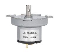 Haofy Micro Moteur électrique à Engrenages de Réduction de Vitesse DC 12 V, Moteur à Faible Consommation D'énergie à Haute Torsion pour Présentoirs Dynamiques, Machines à Pop-corn