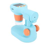 Haofy Microscope pour Enfants avec 8 Lumières LED et écran de Protection des Yeux IPS pour L'exploration en Plein Air et Un Usage Domestique