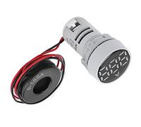 Haofy Mini Ampèremètre Numérique Fiable pour Mesurer le Courant, 0-100 A pour Usage Industriel (WHITE)