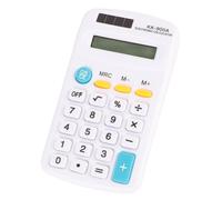 Haofy Mini Calculatrice avec écran LCD à 8 Chiffres avec Batterie Solaire Double Alimentation pour Bureau, école, Usage Professionnel, Taille Portable pour Les Calculs Quotidiens, Les Petits Espaces