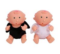 Haofy Mini Figurines Douces de 12 Cm, 2 Pièces, Décor D'étagère Calme