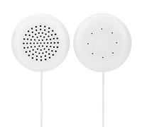 Haofy Mini Haut-Parleur Stéréo en Forme d'oreiller, Design Compact en ABS pour Une écoute Privée en Sommeil avec Prise 3,5 Mm, Diamètre de 2,4 Pouces, épaisseur de 0,6 Pouce, Poids de 0,7 Once, Idéal