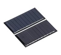 Haofy Mini Panneaux Solaires 0,25 W 5 V en Silicium Polycristallin Résistant aux Intempéries pour Projets Scientifiques, Camping-Car et Camping - Petits Systèmes Solaires et Chargeurs avec