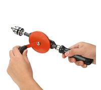 Haofy Mini Perceuse à Manivelle avec Système D'entraînement à Double Pignon, Matériau en Acier de Haute qualité, Mandrin Réglable, Parfait pour les Projets de Menuiserie, adapté aux Amateurs et (1/4