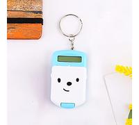 Haofy Mini Petite Calculatrice Portable Mignonne pour étudiants, Symboles D'opérateur Complets pour Enfants, Bel Outil de Calcul Sûr et sans Odeur pour étudiants (Blue)
