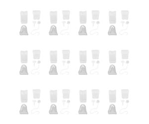 Haofy Mini Pots de Plantes à Arrosage Automatique, 12 Pièces, Conception Transparente à Double Couche avec Système D'évacuation de l'humidité pour Plantes D'intérieur, Propagation (avec Couverture)